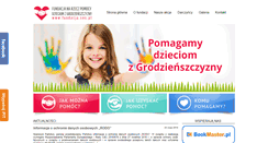 Desktop Screenshot of fundacja.sos.pl