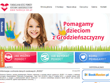 Tablet Screenshot of fundacja.sos.pl